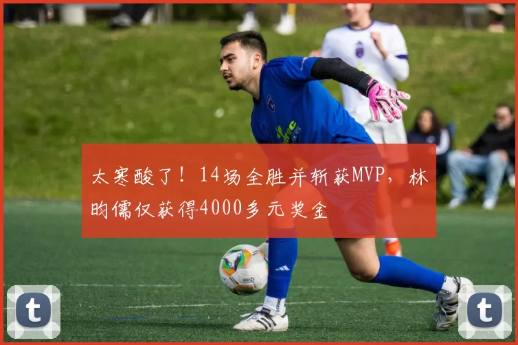 太寒酸了!14场全胜并斩获MVP,林昀儒仅获得4000多元奖金